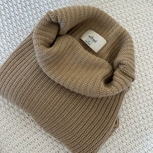 Aritzia mock Neck Merino Wool Sweater